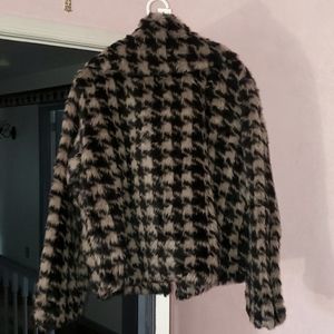 Faux fur coat
